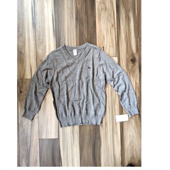 NWT Oshkosh B'gosh Boys Knit Reindeer Sweater V-Neck Pullover Cardigan 6… - Picture 1 of 4